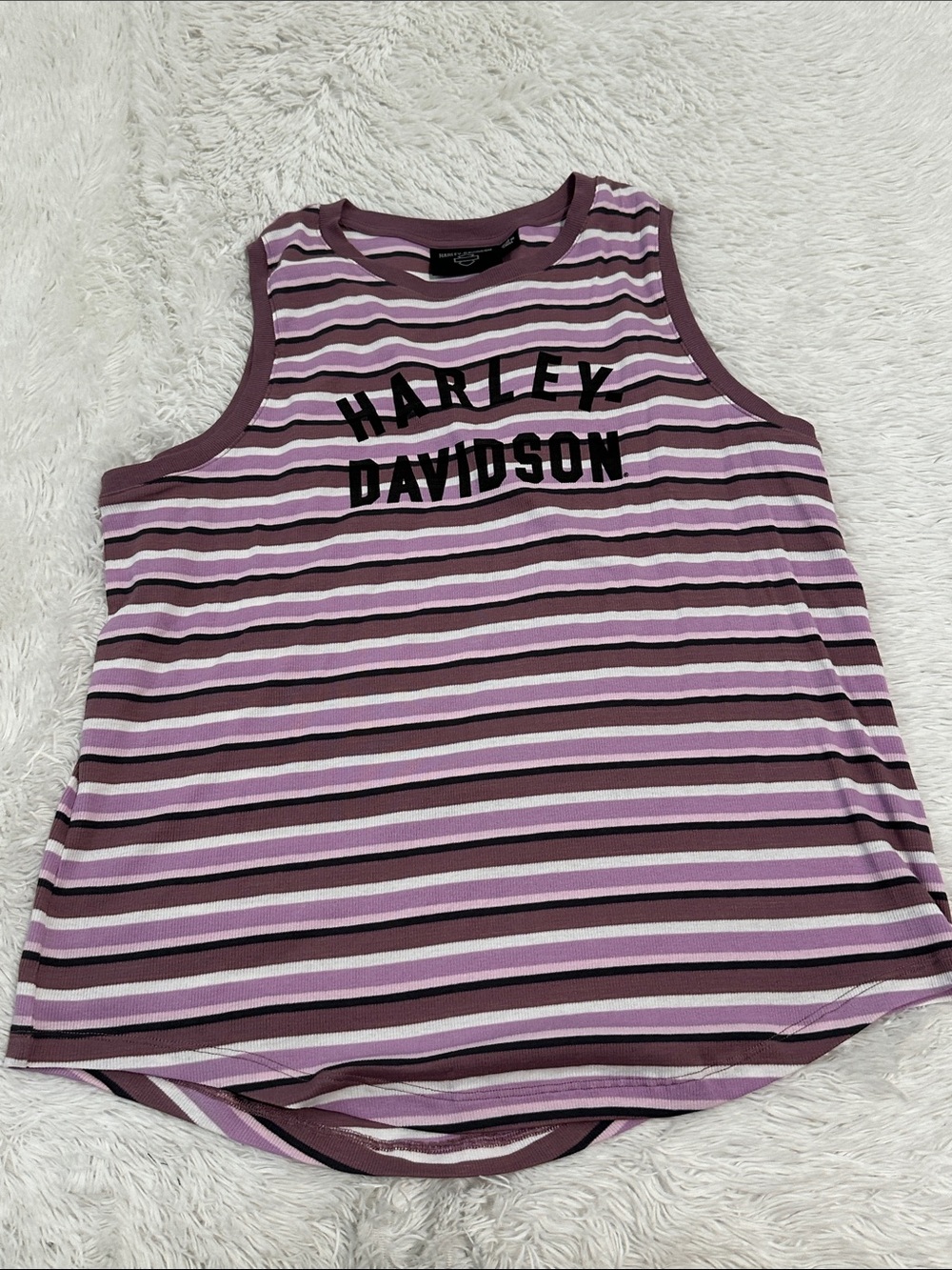 🧁 Harley Davidson Ribbed Tank Top